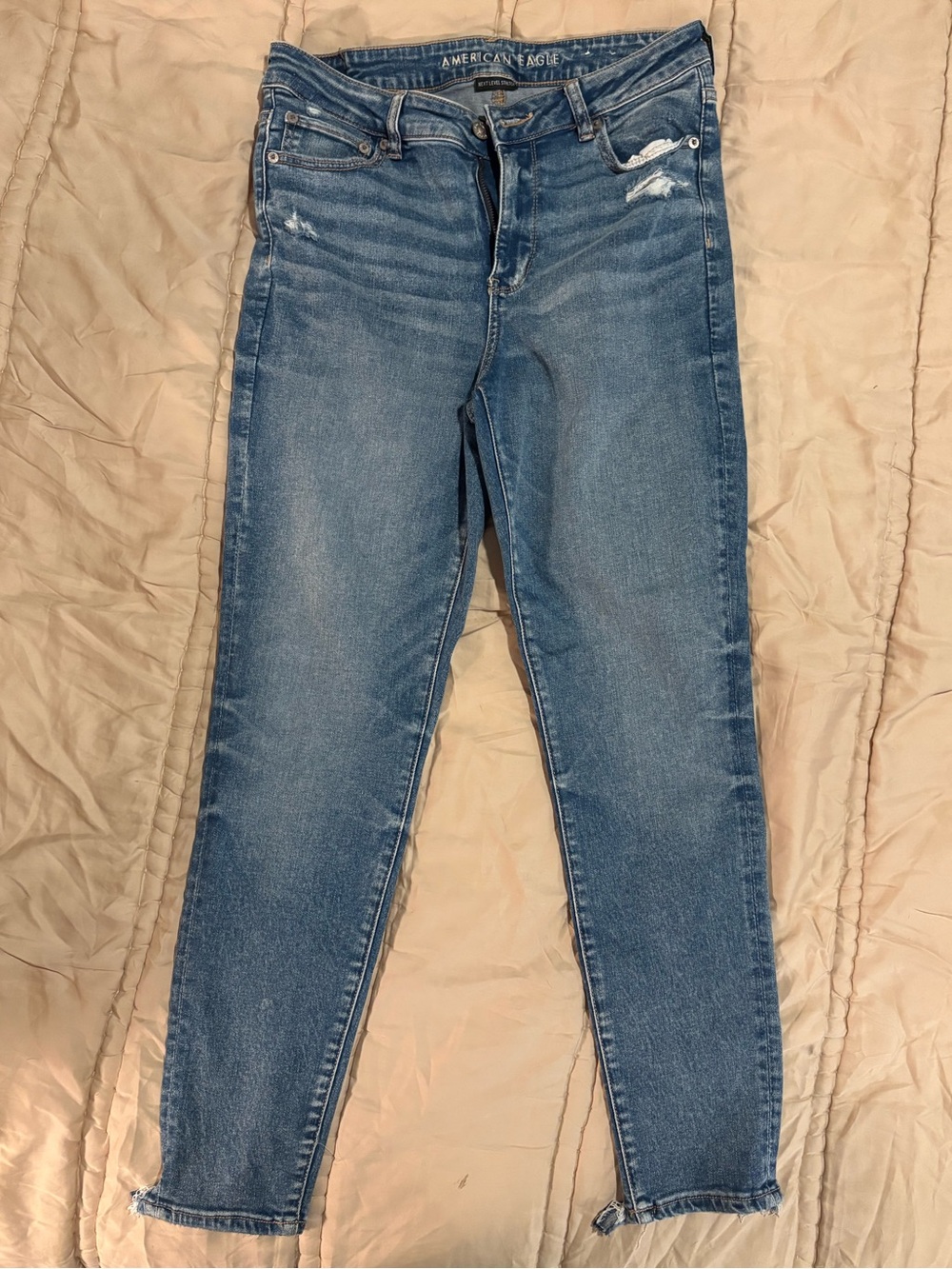 Women’s American Eagle Outfitters Light Blue Skinny Stretch Jeans